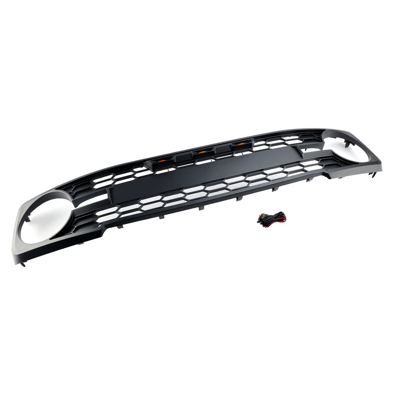 Schwarzer Frontgrill mit LED-Licht passend für Ford Bronco 2021–2023