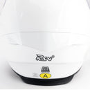 Prick motorcykelhjälm för vuxna, gata, integrerad hjälm, vit