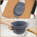 Hydraulinen pyörätuoli, jossa on 180 ° pyörivä istuin ja pöytä, joka on ihanteellinen potilaan hoitoon