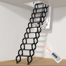 Elektrische Dachbodenleiter Aluminium Klappbar 70 * 100 cm 9,5 Fuß mit Fernbedienung für Loft Deutscher europäischer Standardstecker