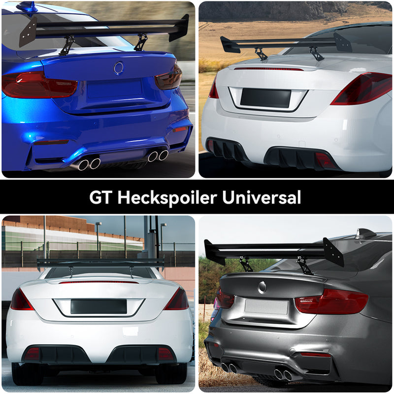 Universeller verstellbarer Double Deck GT Heckflügelspoiler aus Aluminium