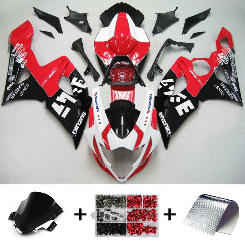 2005-2006 Suzuki GSXR1000 K5 Zestaw wyzwalacza wtrysku Nadwozie Plastik ABS