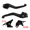 Nyt kort koblings- og bremsegreb passer til Suzuki GSXR600 750 1000 DL650 GSR600 Black
