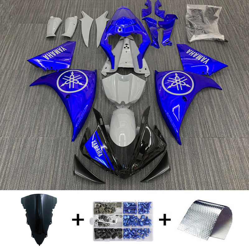 2012-2014 Yamaha YZF-R1 juego de carenado de inyección cuerpo plástico ABS