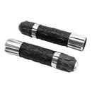 7/8 ""/22Mm Motorrad Lenker Handgriffe Cnc Universal Rot Für Motorräder Silber