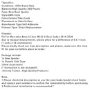 2014–2020 Mercedes-Benz S-Klasse W222 Heckspoiler in Carbonfaser-Optik