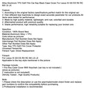 Lexus IS GS ES RX Autoschlüssel-Schutzhülle aus Aluminiumlegierung, TPU-Weichfolie, Schwarz