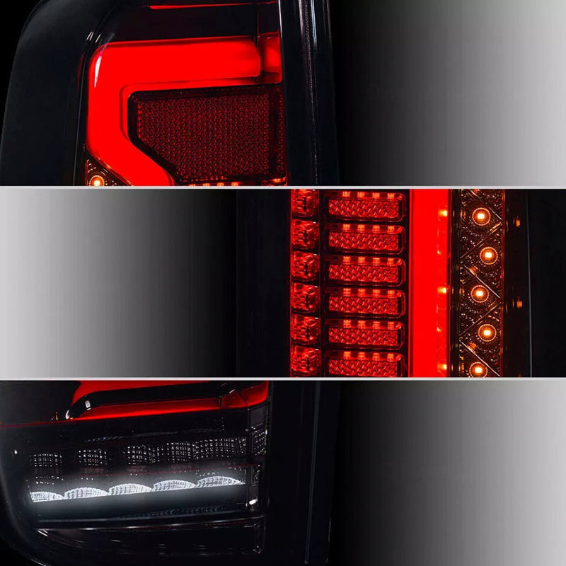 2005–2012 Nissan Navara D40 Frontier Bagerste LED baglys Lampepar Røg