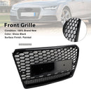 2012–2015 Audi A7/S7 RS7 Frontgrill im Wabengitter-Design, Schwarz