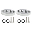 2er-Pack Ölkühleradapter -6AN ORB O-Ring Ein-/Ausgangsanschlussplatte LS1 LSX LS3 LS LS2