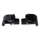 Schwarze Scharniere und Verriegelungssatz für Touring Road King Electra Street Glide 2014-2023