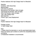 Positionsstabilisator D4S Hochspannungskopf