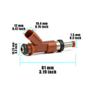 6 Stück Kraftstoffeinspritzdüsen für Toyota Camry, Sienna, Lexus RX350 3.5L V6 07-15 23250-31050