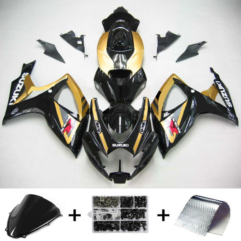 2006-2007 K6 Suzuki GSXR 600/750 kit de carenado de inyección cuerpo plástico