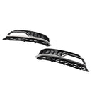 2013–2016 Audi A5 S-line S5 2 kusy přední mlhové světla černá grilovací mřížka