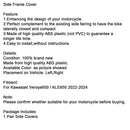 2022-2024 Kawasaki Versys 650 KLE650 sivukehyksen paneelin suojakoteloiden kansi