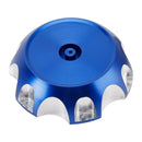 CNC-gefräster Tankdeckel mit Entlüftung, blau, für Suzuki DRZ125, RMZ250, DRZ LTZ 250, 400, LTR450