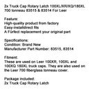 2x Trava Rotativa para Tampa de Caçamba 100XL/XR/XQ/180XL 700 Tonneau 83515 &amp; 83514 para Leer