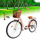 7 Speed ​​​​26" Spoke Wheel Cruiser Bicycle Naisten Polkupyörän Tyttöjen City Bike Cream