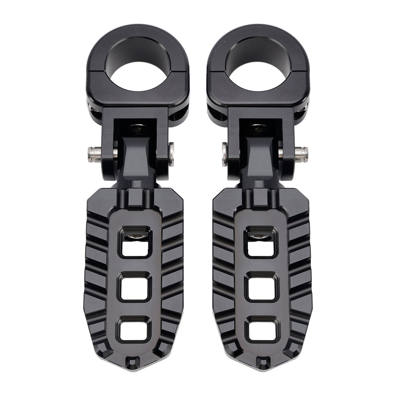 Universelle Fußrasten vorne, passend für Motorräder mit 1,25-Zoll-Lenkern