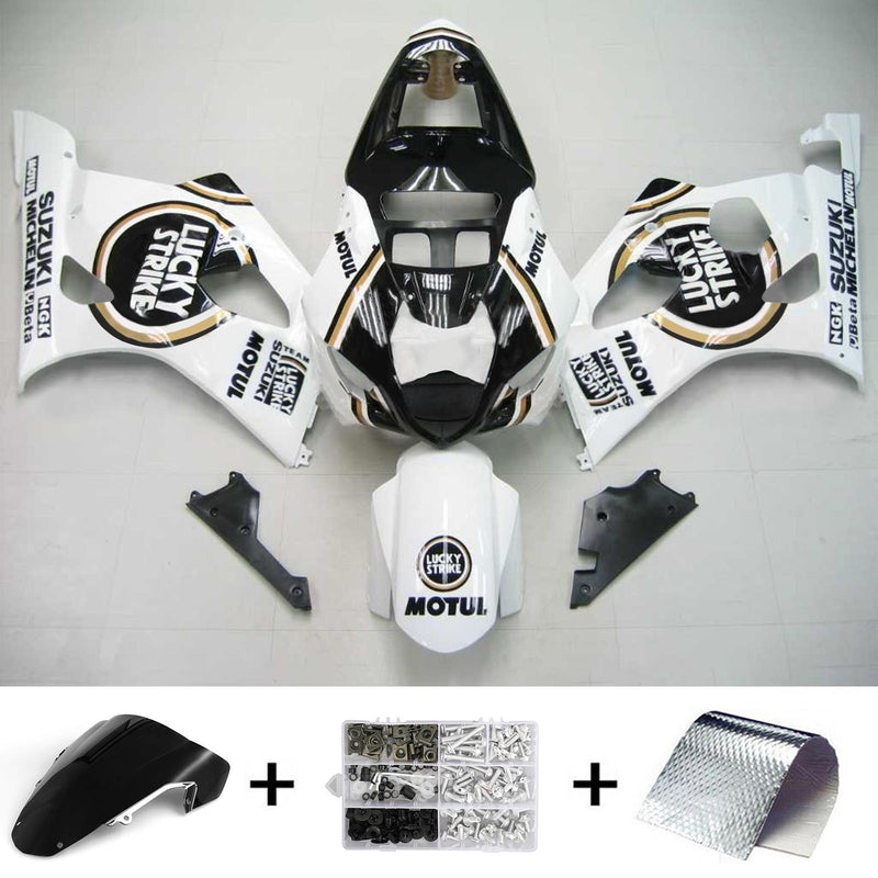 2003-2004 Suzuki GSXR1000 K3 Injektionsabzugs Kit Körperwerk Kunststoff ABS