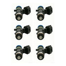 Pack of 6 injectors for Nissan Murano 2003-2004 and Quest 2004-2009, part number 16600-7y000