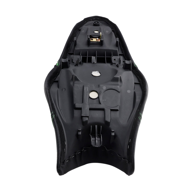 2022-2024 Kawasaki Versys 650 Täysin pehmustettu kuljettaja/etumatkustajan istuin, vihreä