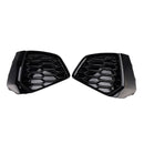 Schwarze Front Honeycomb Nebelscheinwerfer Kühlergrill Abdeckung Fit Audi A3 S-line 2021-2023