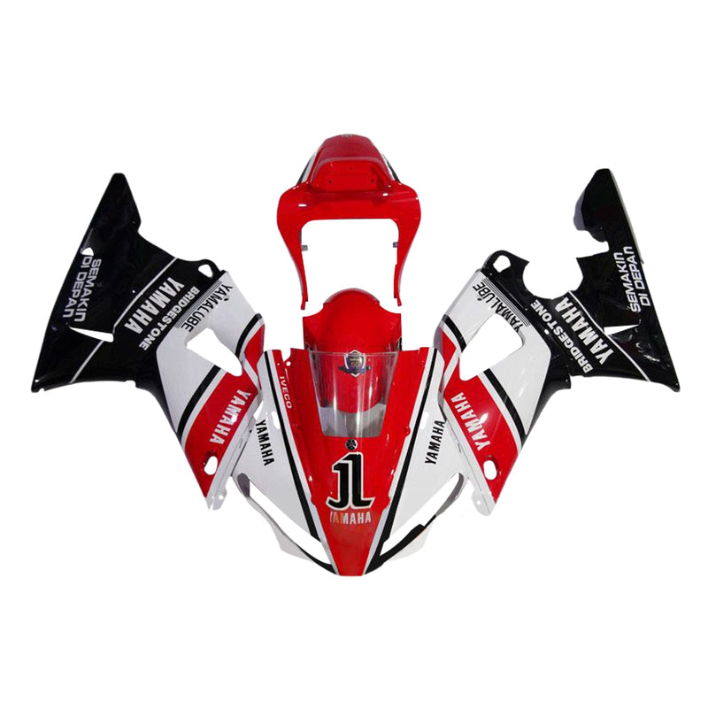 2000-2001 Yamaha YZF 1000 R1 Einspritzverkleidungssatz Karosserie Kunststoff ABS