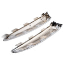 2015.08-2020 Fiat 500 Lounge Zierleisten für die linke und rechte vordere Stoßstange, Chrom