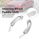 Steering wheel shift paddles for Mazda 6 Atenza 2009-15, aluminum silver