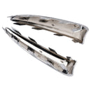 2015.08-2020 Fiat 500 Lounge Zierleisten für die linke und rechte vordere Stoßstange, Chrom