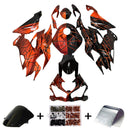 Injection Verkleidung Kit Karosserie Kunststoff ABS fit Für Kawasaki ZX6R 2019-2023