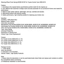 Lenkrad-Uhrfeder 84306-52100 Für Toyota Corolla Yaris 2008-2010