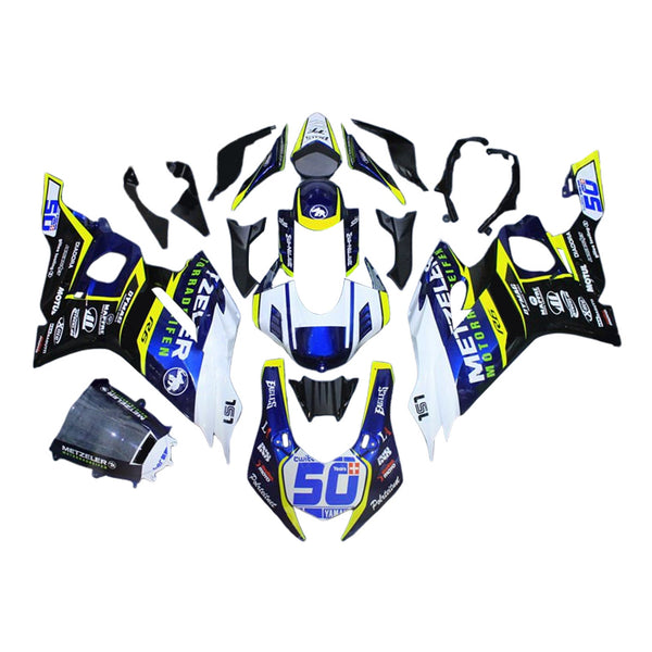 2017-2023 Yamaha YZF-R6 injeksjonskinnesett kroppsplast ABS