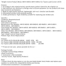 Toyota Land Cruiser URJ202W-GNTVK 1URFE ZX ATM Höhenverstellpumpe &amp; Motor 48910-60033 48910-60032