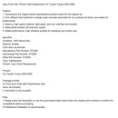 2004-2006 Toyota Tundra 2st främre fönsterregulator tätningslist KT2028