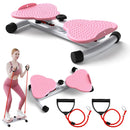 Ab Twister Board 150 kg Kapacita & 20dB Ultra-tichý kroutící stroj v pase Fitness Tool Protiskluzové vybavení pro domácí posilovnu pro ženy Břišní tuk Růžová/Modrá