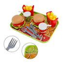 Hamburger Waffeln Pommes Trinken Spielen Essen Pretend Spielzeug Küche Set Kinder Spielzeug Set