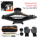 Auto zvedák 2,5 t/2500 kg univerzální nůžkový zvedák s klíčem na matice kol pro SUV a MPV