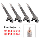 Til Skoda Octavia/Superb/Yeti 2.0 TDI 4 styks injektorer 0445110368 0445110369