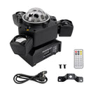 Drei Kopf LED Bühne Licht Strahl Moving Head Licht Mit Laser DJ Disco Party