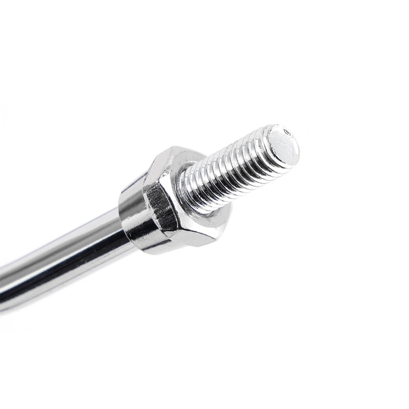 Runder schwarzer Spiegel mit Chromarm, 8 mm, für Honda NA/NC/NN/NQ/NX/PA/SE/TG50 C70