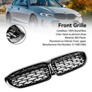 Diamond Black Grill Grill Grill 51138072085 pro BMW řady 3 G20 2019-2022