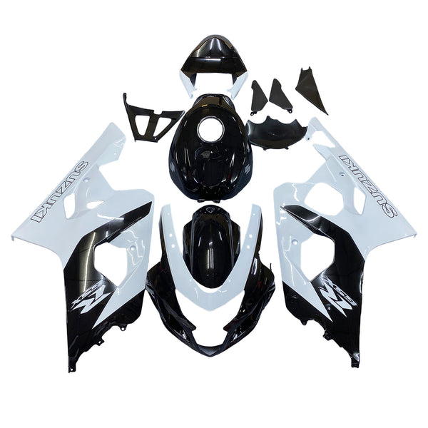 Injection Fairing Kit Karosseri Plast ABS för Suzuki GSXR 600/750 2004-2005 K4