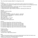 2014–2016 Land Rover Range Rover V6 3.0L Benzin Hintere Antriebswelle Montage LR058371 LR034508