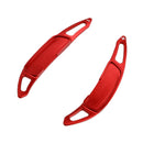 Steering wheel shift paddles for Renault Arkana 2021-24, aluminum red