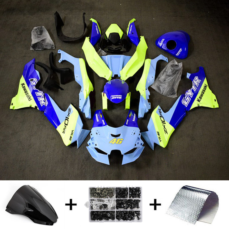 2021-2024 Kawasaki ZX-10R ZX-10RR Injection Fairing Kit Body ABS