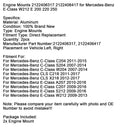 2007–2014 Mercedes-Benz C-Klasse W204 2 x linke + rechte Motorhalterungen 2122406317 2122406417