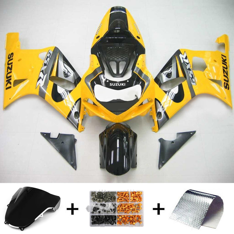 Kit de vendas de injeção Suzuki GSXR1000 K1 K2 2000-2002 para carroceria de plástico ABS